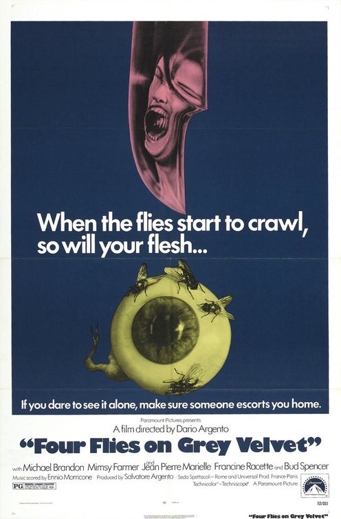 the movie poster: Four Flies on Grey Velvet (1972)