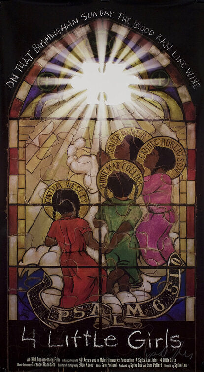 1000 piece jigsaw puzzle for the movie poster: 4 Little Girls (1997)