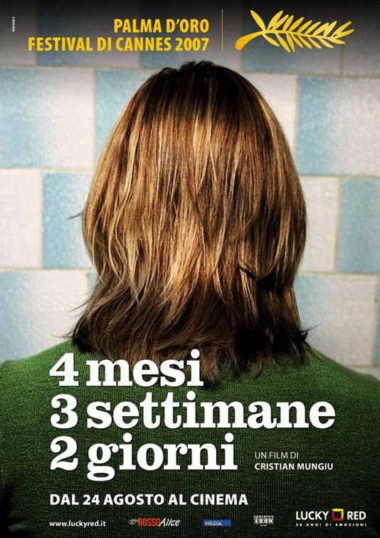 the movie poster: 4 Months, 3 Weeks and 2 Days (2007) ver3