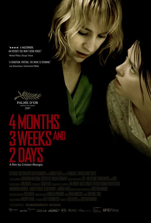 the movie poster: 4 Months, 3 Weeks and 2 Days (2007) ver5