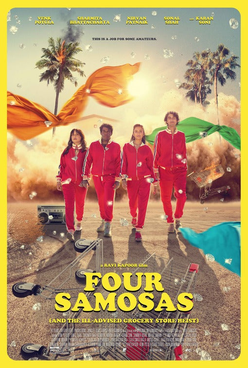 1000 piece jigsaw puzzle for the movie poster: Four Samosas (2022)
