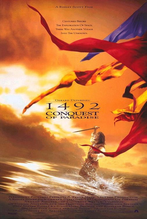 the movie poster: 1492: Conquest of Paradise (1992) ver1