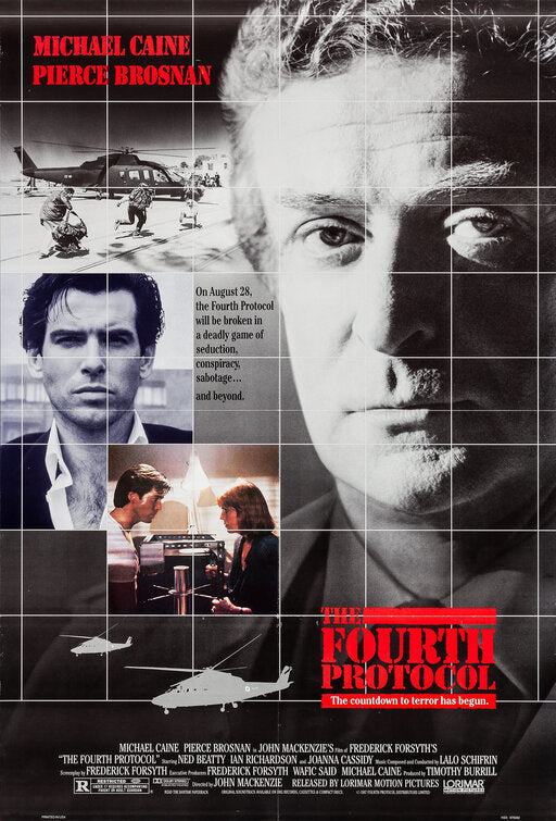 1000 piece jigsaw puzzle for the movie poster: The Fourth Protocol (1987)