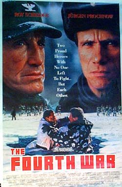 the movie poster: The Fourth War (1990)