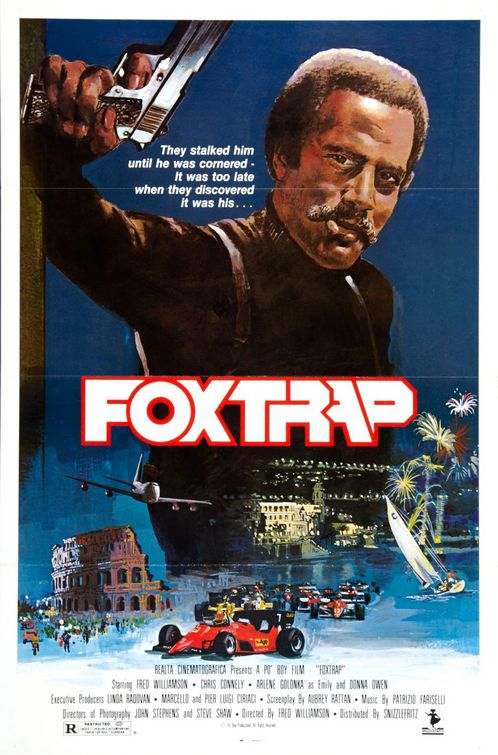 1000 piece jigsaw puzzle for the movie poster: Foxtrap (1986)