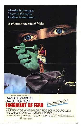 the movie poster: Fragment of Fear (1970)