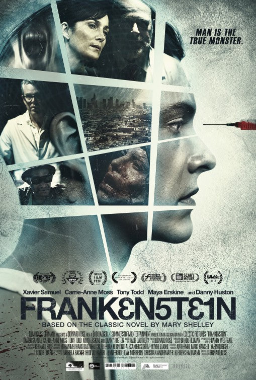 1000 piece jigsaw puzzle for the movie poster: Frankenstein (2015)