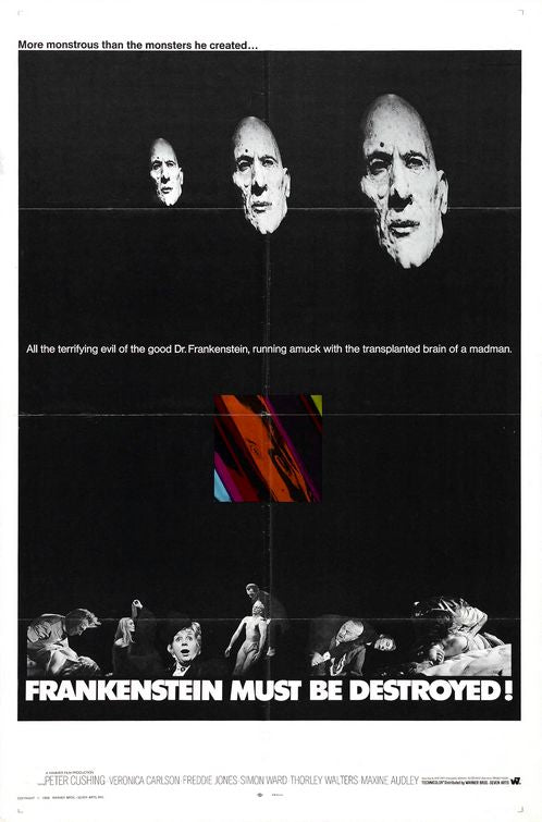 the movie poster: Frankenstein Must Be Destroyed (1970) ver2