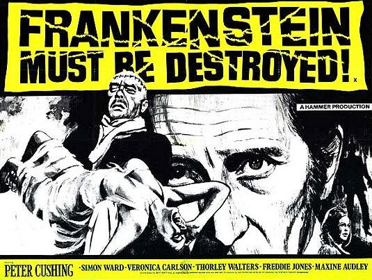 the movie poster: Frankenstein Must Be Destroyed (1970) ver3