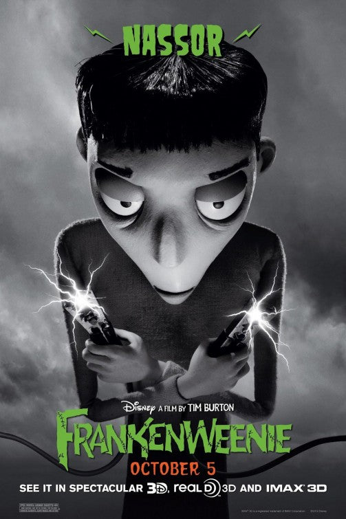 1000 piece jigsaw puzzle for the movie poster: Frankenweenie (2012) ver10