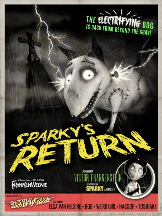 1000 piece jigsaw puzzle for the movie poster: Frankenweenie (2012) ver15