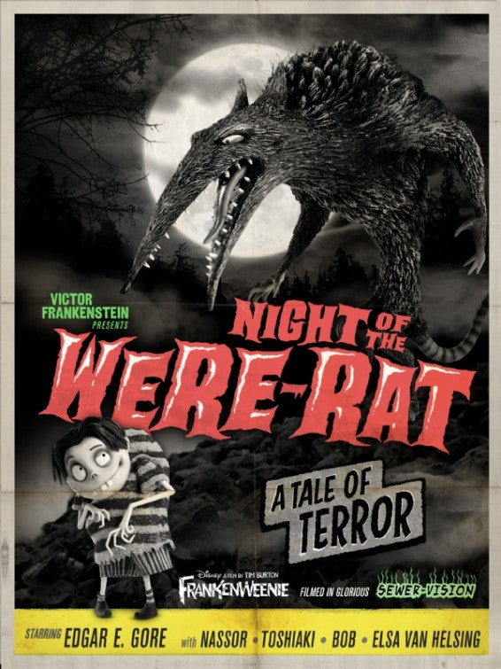 1000 piece jigsaw puzzle for the movie poster: Frankenweenie (2012) ver16