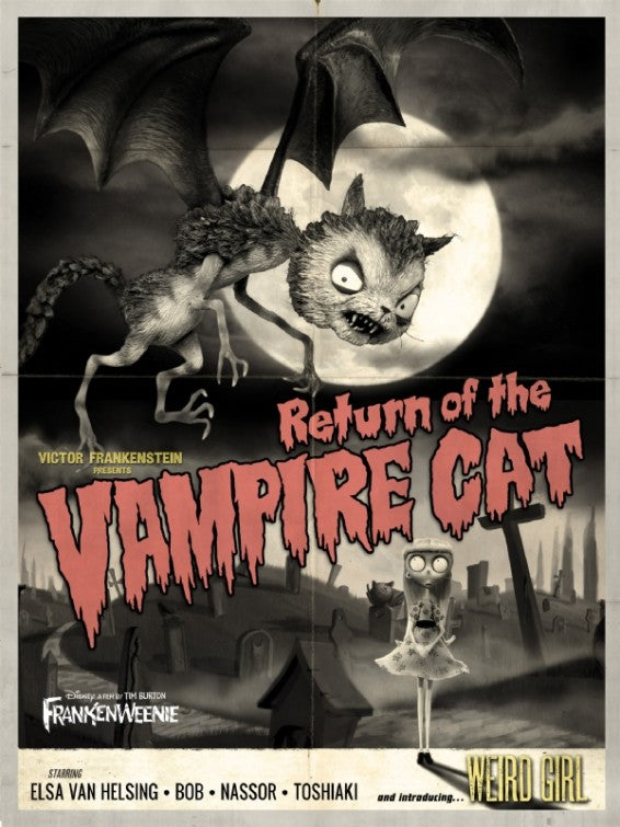 1000 piece jigsaw puzzle for the movie poster: Frankenweenie (2012) ver17