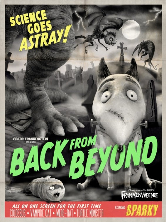 1000 piece jigsaw puzzle for the movie poster: Frankenweenie (2012) ver20