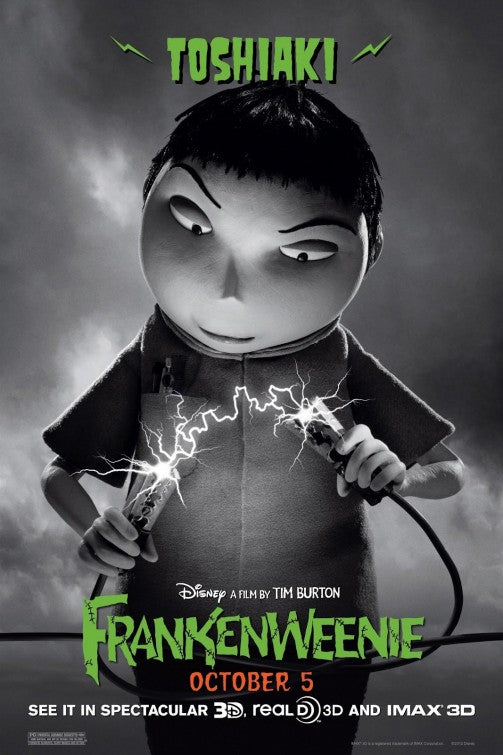1000 piece jigsaw puzzle for the movie poster: Frankenweenie (2012) ver6