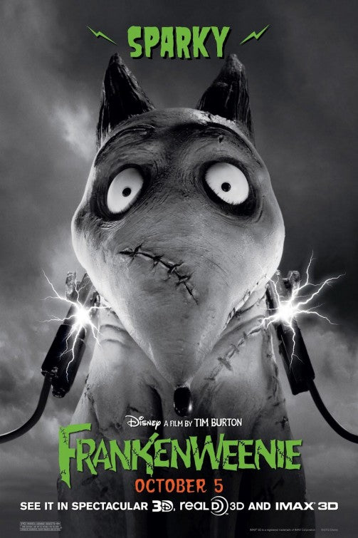 1000 piece jigsaw puzzle for the movie poster: Frankenweenie (2012) ver7