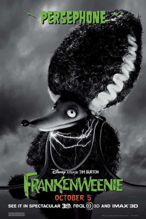 1000 piece jigsaw puzzle for the movie poster: Frankenweenie (2012) ver9