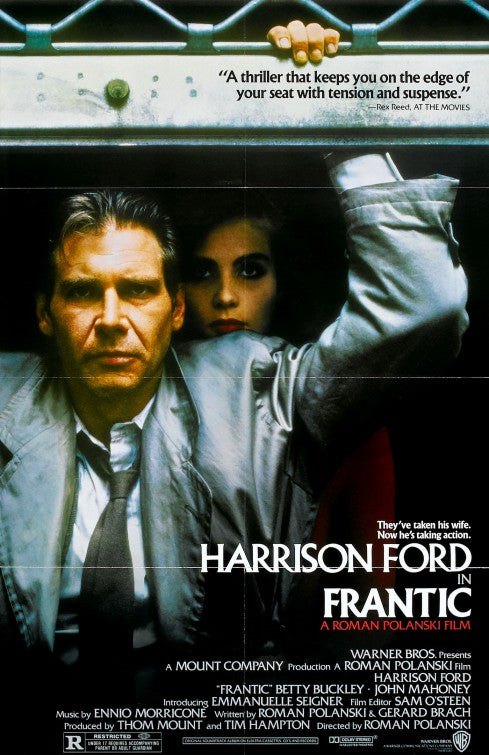 the movie poster: Frantic (1988)