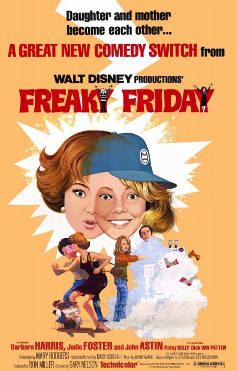 1000 piece jigsaw puzzle for the movie poster: Freaky Friday (1976) ver2