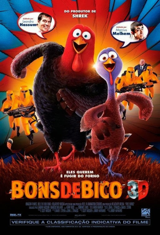 1000 piece jigsaw puzzle for the movie poster: Free Birds (2013) ver10
