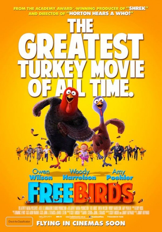 1000 piece jigsaw puzzle for the movie poster: Free Birds (2013) ver2