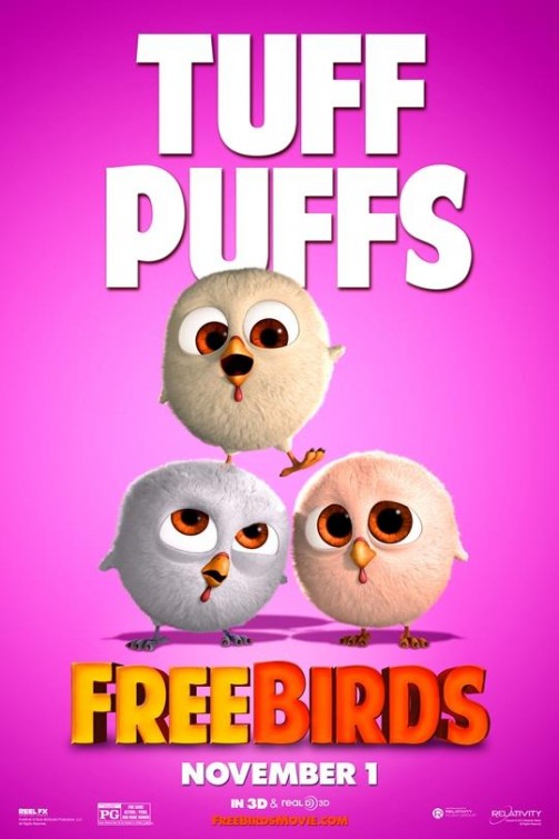 1000 piece jigsaw puzzle for the movie poster: Free Birds (2013) ver5