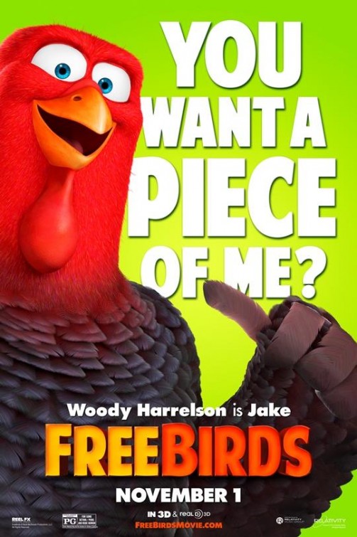 1000 piece jigsaw puzzle for the movie poster: Free Birds (2013) ver6