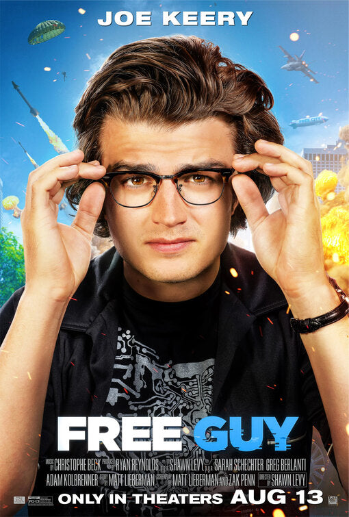 1000 piece jigsaw puzzle for the movie poster: Free Guy (2021) ver11
