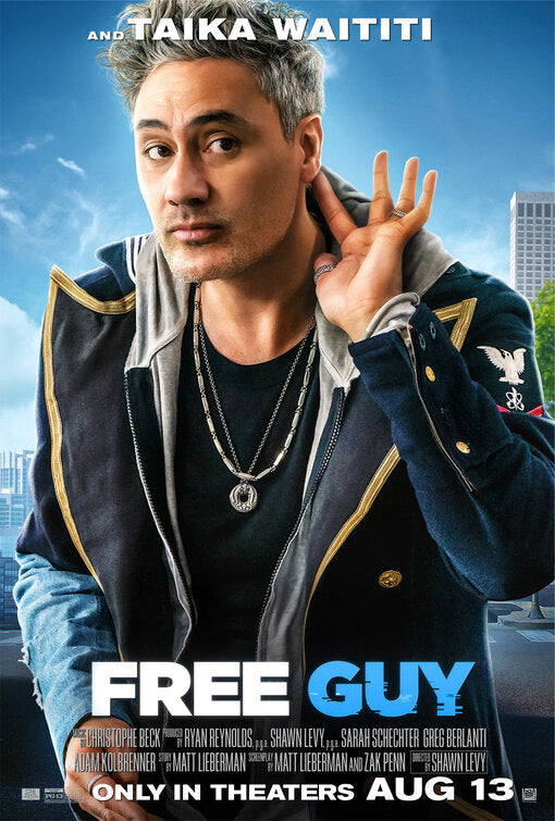 1000 piece jigsaw puzzle for the movie poster: Free Guy (2021) ver12