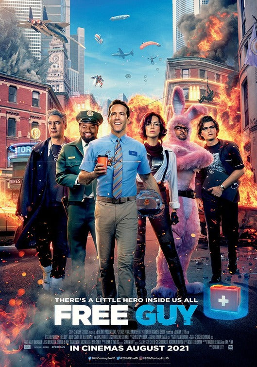 1000 piece jigsaw puzzle for the movie poster: Free Guy (2021) ver6