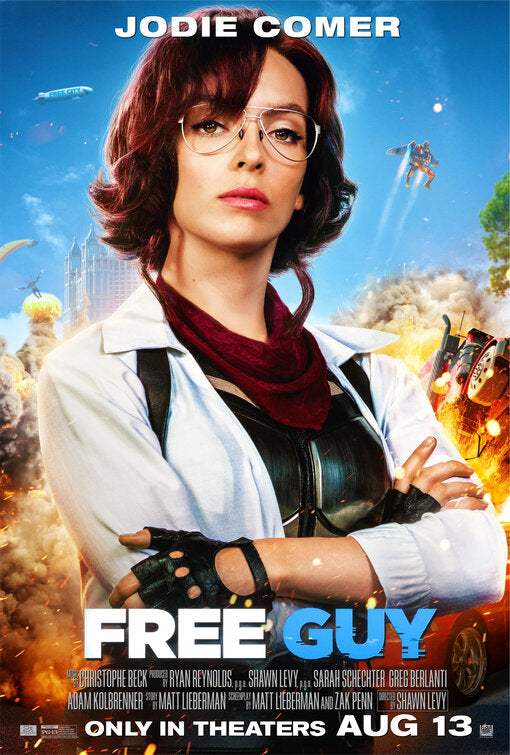 1000 piece jigsaw puzzle for the movie poster: Free Guy (2021) ver8