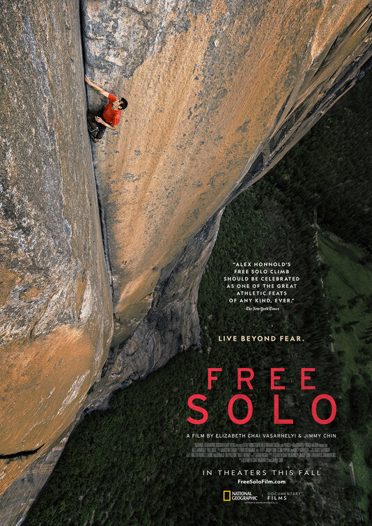 1000 piece jigsaw puzzle for the movie poster: Free Solo (2018) ver2