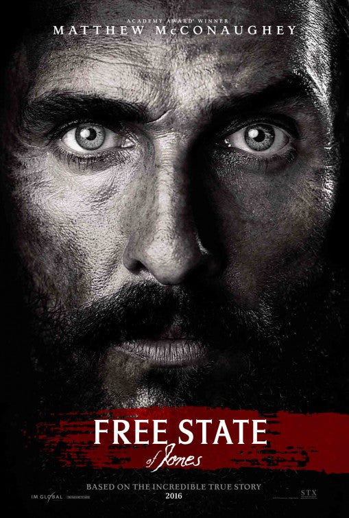 1000 piece jigsaw puzzle for the movie poster: Free State of Jones (2016)