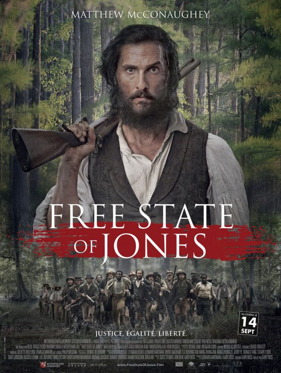 1000 piece jigsaw puzzle for the movie poster: Free State of Jones (2016) ver6