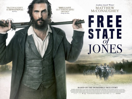 1000 piece jigsaw puzzle for the movie poster: Free State of Jones (2016) ver7