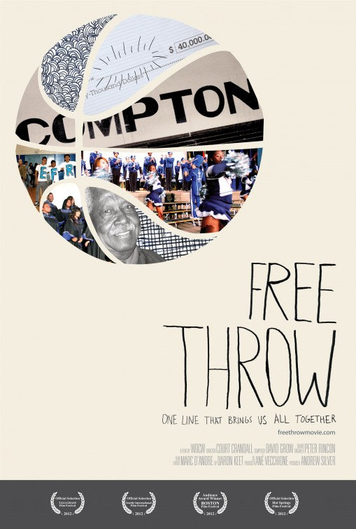 1000 piece jigsaw puzzle for the movie poster: Free Throw (2012)