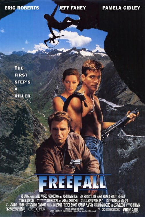 1000 piece jigsaw puzzle for the movie poster: Freefall (1994)
