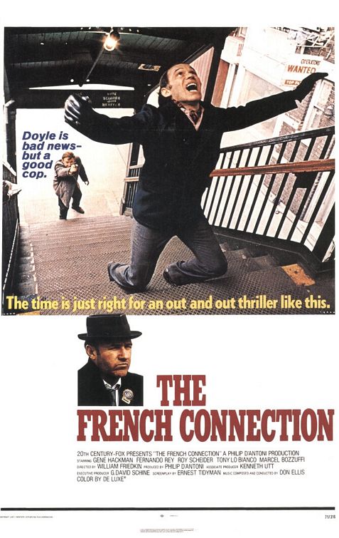 the movie poster: The French Connection (1971)