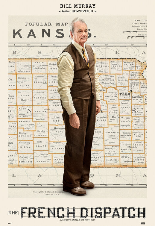 1000 piece jigsaw puzzle for the movie poster: The French Dispatch (2021) ver13