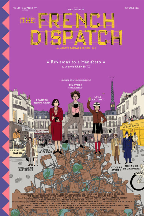 1000 piece jigsaw puzzle for the movie poster: The French Dispatch (2021) ver5