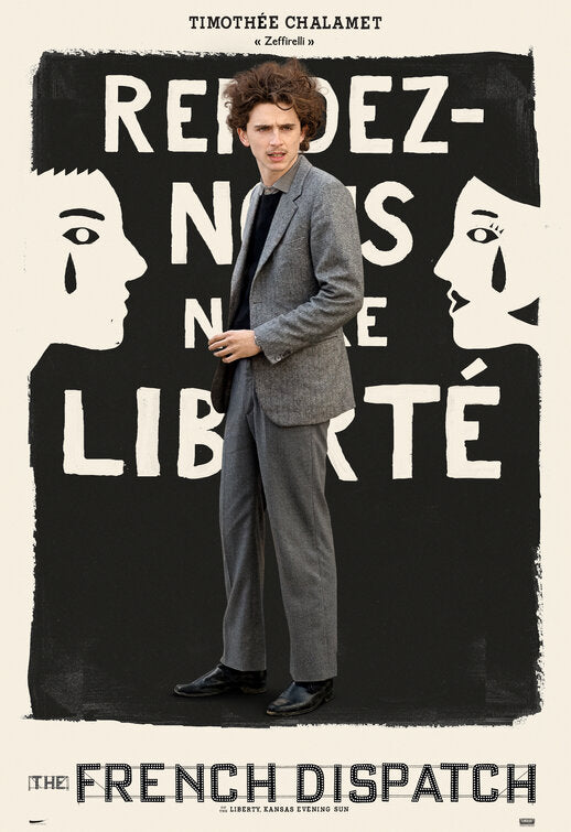 1000 piece jigsaw puzzle for the movie poster: The French Dispatch (2021) ver9