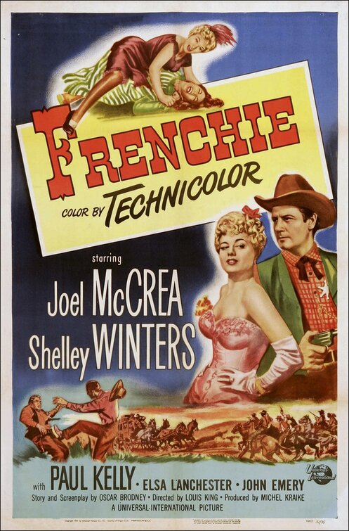 1000 piece jigsaw puzzle for the movie poster: Frenchie (1950)