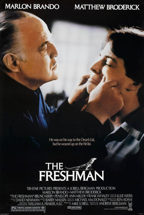 the movie poster: The Freshman (1990)