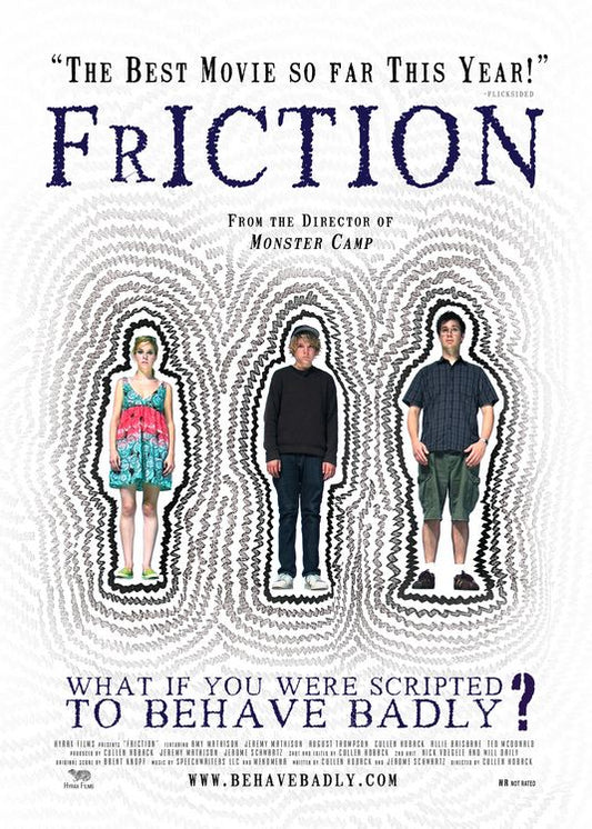 1000 piece jigsaw puzzle for the movie poster: Friction (2010)