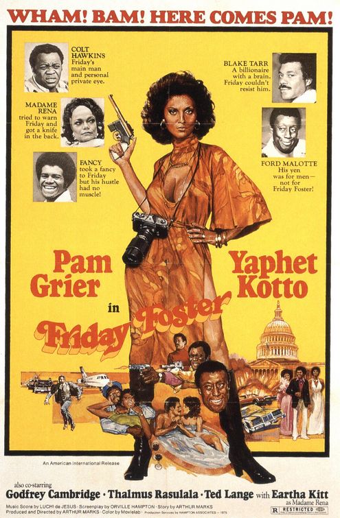 the movie poster: Friday Foster (1975)