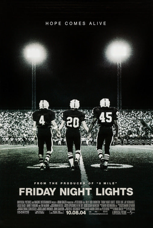 the movie poster: Friday Night Lights (2004) ver2