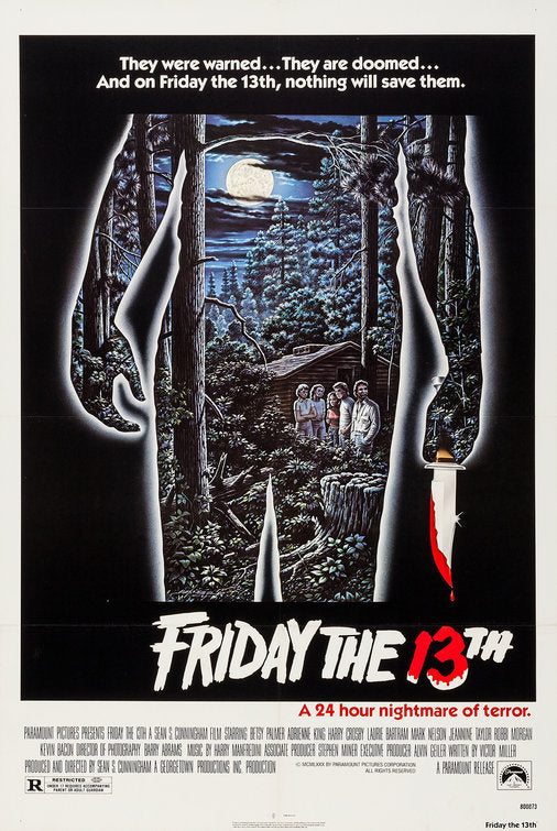 1000 piece jigsaw puzzle for the movie poster: Friday the 13th (1980)