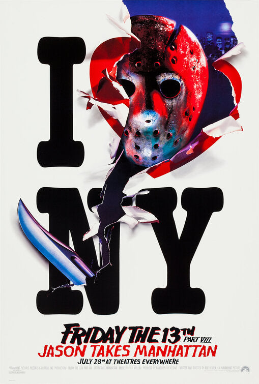 the movie poster: Friday the 13th Part VIII (1989) ver1