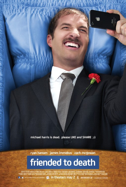 1000 piece jigsaw puzzle for the movie poster: Friended to Death (2014)