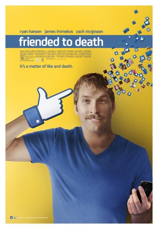 1000 piece jigsaw puzzle for the movie poster: Friended to Death (2014) ver2